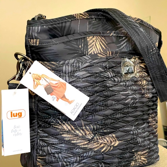 LUG Adagio Quilted Tropical Fog Grey OS RFID - Picture 3 of 6